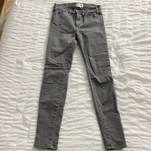 MCGUIRE Gray Mid Rise Skinny Jeans